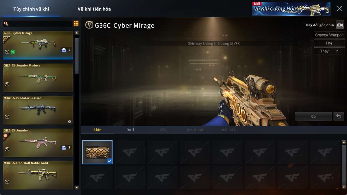 shop acc cf uy tin gia re